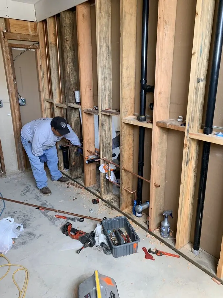 Commercial rough-in plumbing for Gas Line Repair in Romola